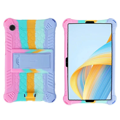 For Samsung Galaxy Tab A9 Case Anti-drop PC+Silicone Tablet Cover with Shoulder Strap