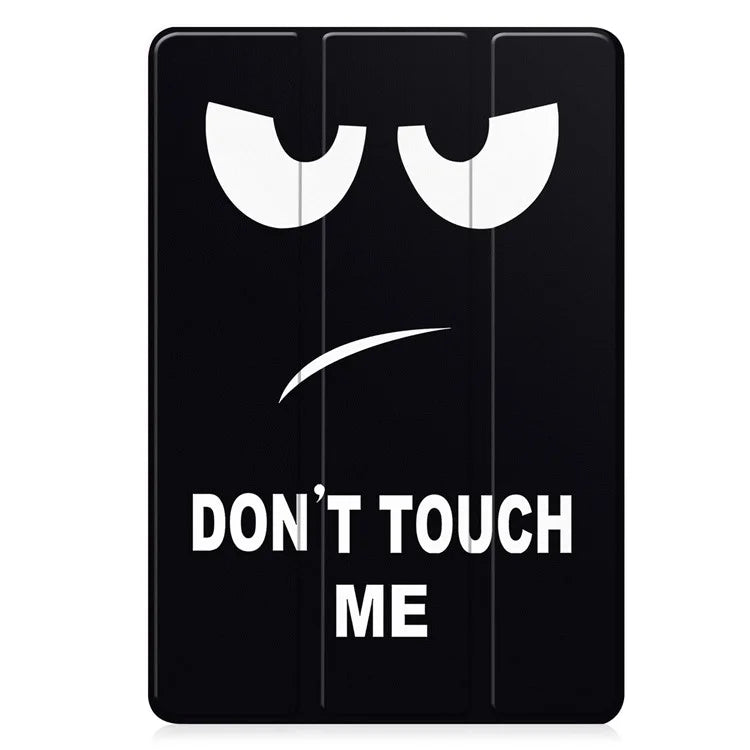 For Samsung Galaxy Tab S9 FE / Tab S9 Case Leather Pattern Printing Smart Tablet Cover with Pencil Holder