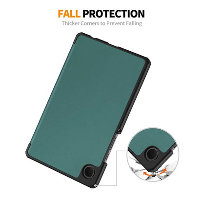 ENKAY HAT PRINCE For Samsung Galaxy Tab A9 Trifold Stand Smart Cover PU Leather+PC Tablet Case