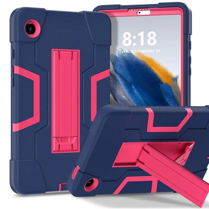 For Samsung Galaxy Tab A9 Kickstand Case Silicone + PC Dual Color Tablet Cover