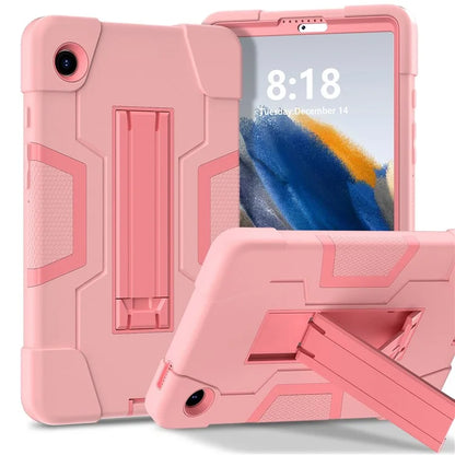 For Samsung Galaxy Tab A9 Kickstand Case Silicone + PC Dual Color Tablet Cover