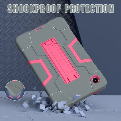 For Samsung Galaxy Tab A9 Kickstand Case Silicone + PC Dual Color Tablet Cover