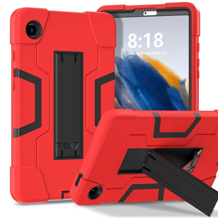 For Samsung Galaxy Tab A9 Kickstand Case Silicone + PC Dual Color Tablet Cover