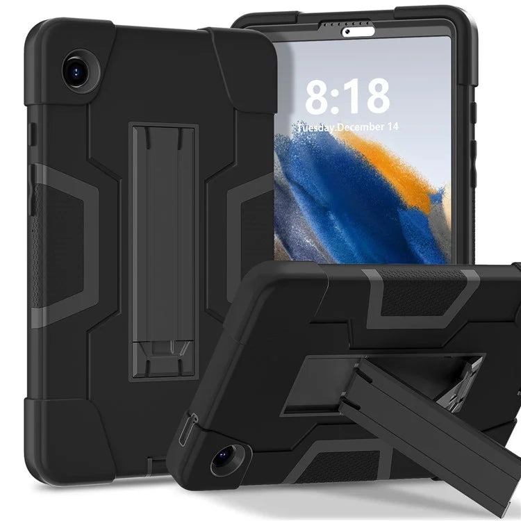 For Samsung Galaxy Tab A9 Kickstand Case Silicone + PC Dual Color Tablet Cover