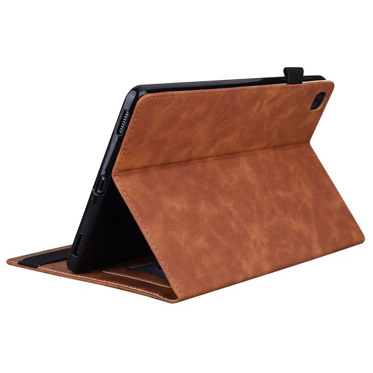 For Samsung Galaxy Tab A9+ PU Leather Tablet Case Wallet Stand Anti-scratch Cover