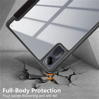 For Xiaomi Redmi Pad SE Tablet Case Tri-fold Stand Pattern Printing Smart Cover with Pen Slot