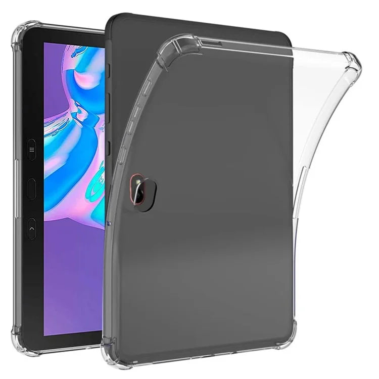 For Samsung Galaxy Tab Active4 Pro Clear Tablet Case Reinforced Corners TPU Cover
