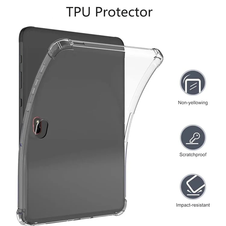 For Samsung Galaxy Tab Active4 Pro Clear Tablet Case Reinforced Corners TPU Cover
