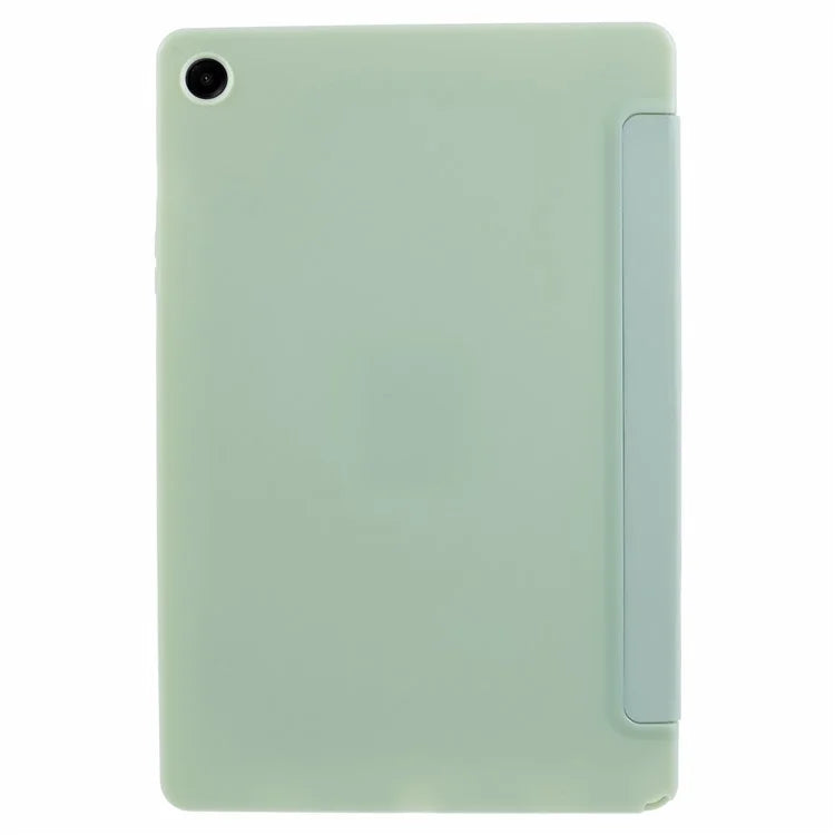 For Samsung Galaxy Tab A9 Tri-fold Stand Cover PU Leather Honeycomb Texture Tablet Case