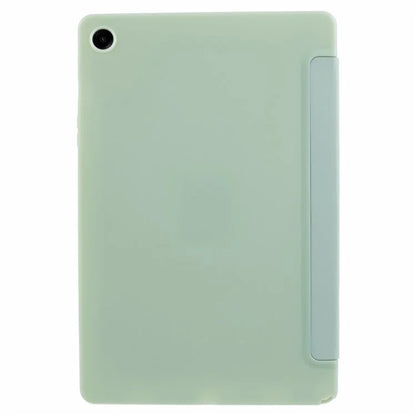For Samsung Galaxy Tab A9 Tri-fold Stand Cover PU Leather Honeycomb Texture Tablet Case