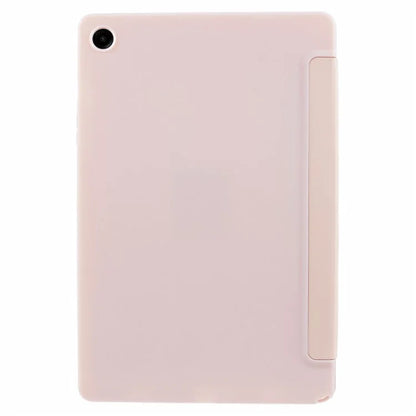 For Samsung Galaxy Tab A9 Tri-fold Stand Cover PU Leather Honeycomb Texture Tablet Case
