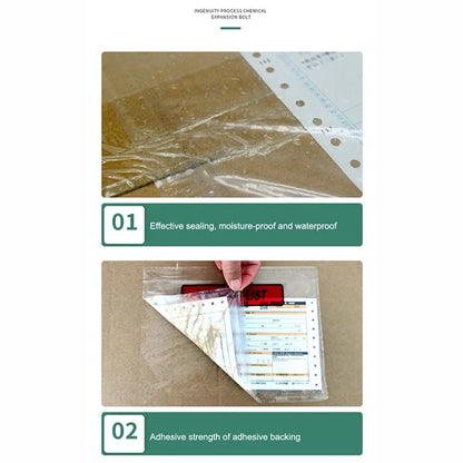 100Pcs 13x9cm Clear Mailing Bags Self Seal Posting Envelopes Packing Storage Back Bags