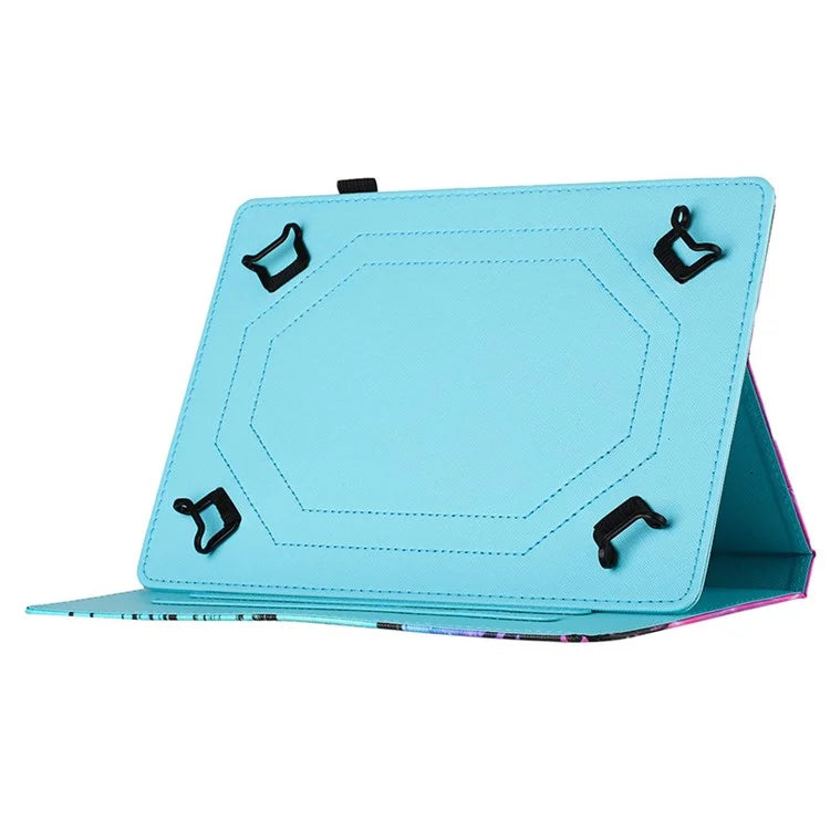 Universal 8-inch Tablet Leather Case Pattern Printing Card Holder Cover