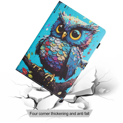 Universal 10-inch Tablet Case Pattern Printing Stand Card Holder Leather Cover