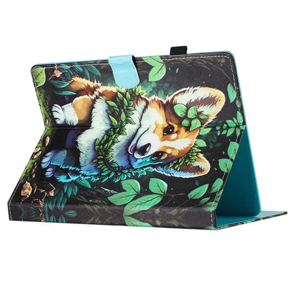Universal 10-inch Tablet Case Pattern Printing Stand Card Holder Leather Cover