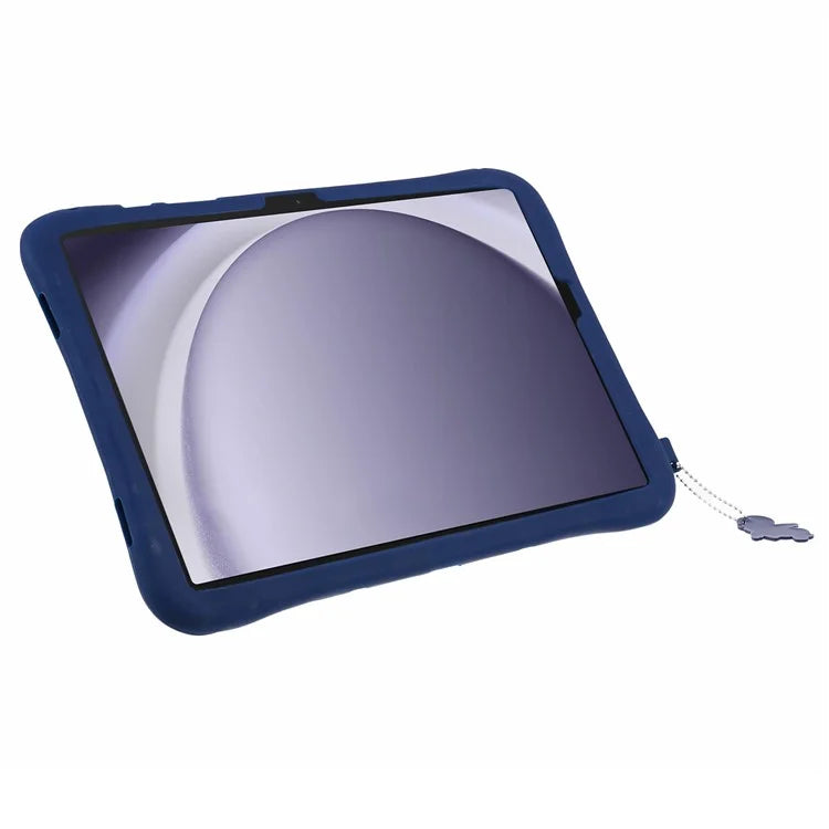 For Samsung Galaxy Tab A9+ Case Astronaut Design Silicone + PC Tablet Kickstand Cover