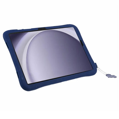 For Samsung Galaxy Tab A9+ Case Astronaut Design Silicone + PC Tablet Kickstand Cover