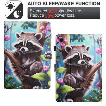 For Lenovo Tab M10 Plus X606F Case Stitching Pattern Printing Stand Tablet Cover