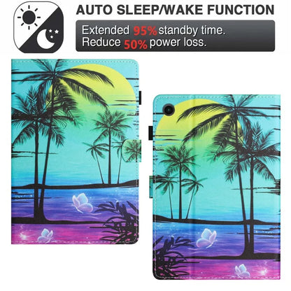 For Lenovo Tab M10 Plus X606F Case Stitching Pattern Printing Stand Tablet Cover