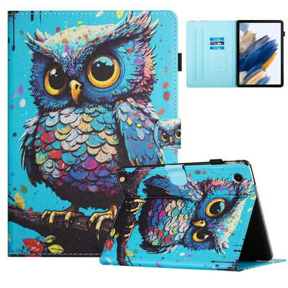 For Lenovo Tab M10 Plus X606F Case Stitching Pattern Printing Stand Tablet Cover