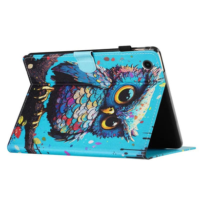 For Lenovo Tab M10 Plus X606F Case Stitching Pattern Printing Stand Tablet Cover