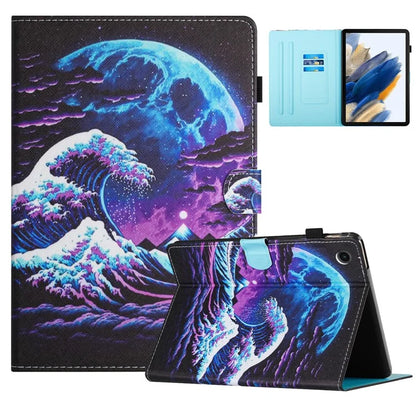 For Lenovo Tab M10 Plus X606F Case Stitching Pattern Printing Stand Tablet Cover
