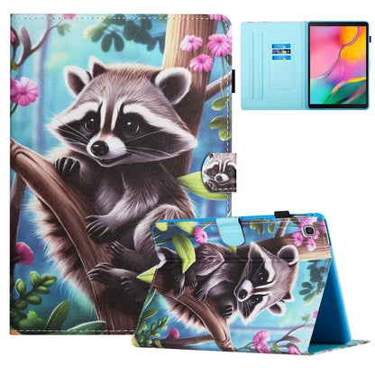 For Samsung Galaxy Tab S6 Lite (2024) / S6 Lite (2022) / S6 Lite (2020) SM-P610 P615 Leather Case Card Slots Tablet Stand Cover