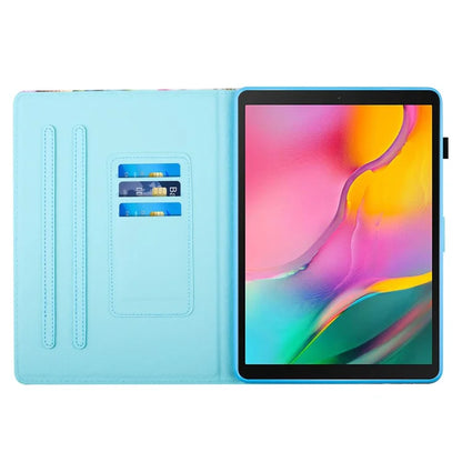 For Samsung Galaxy Tab S6 Lite (2024) / S6 Lite (2022) / S6 Lite (2020) SM-P610 P615 Leather Case Card Slots Tablet Stand Cover