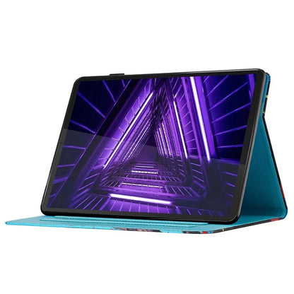 For Lenovo Tab M10 HD Gen 2 X306X Case Pattern Printing PU Leather Tablet Protective Cover