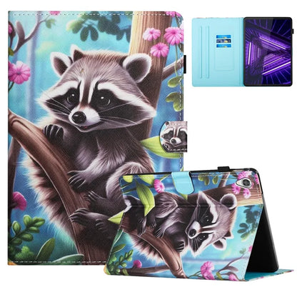For Lenovo Tab M10 HD Gen 2 X306X Case Pattern Printing PU Leather Tablet Protective Cover