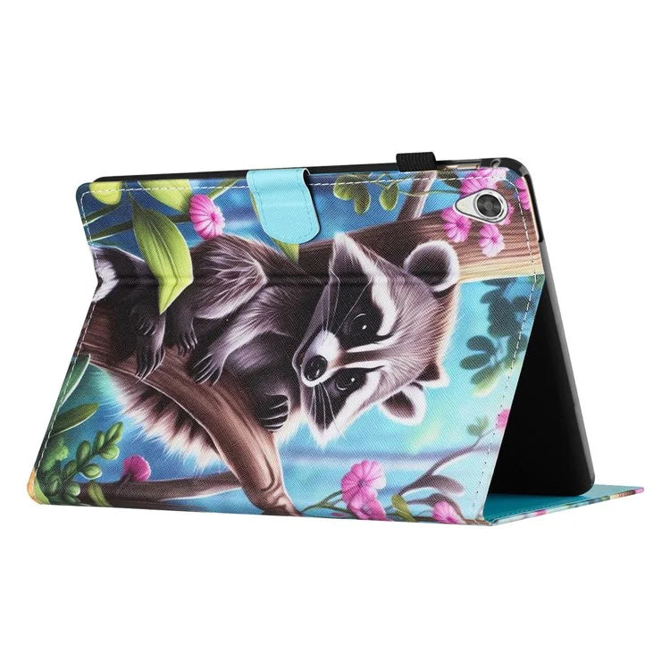 For Lenovo Tab M10 HD Gen 2 X306X Case Pattern Printing PU Leather Tablet Protective Cover