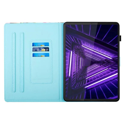 For Lenovo Tab M10 HD Gen 2 X306X Case Pattern Printing PU Leather Tablet Protective Cover