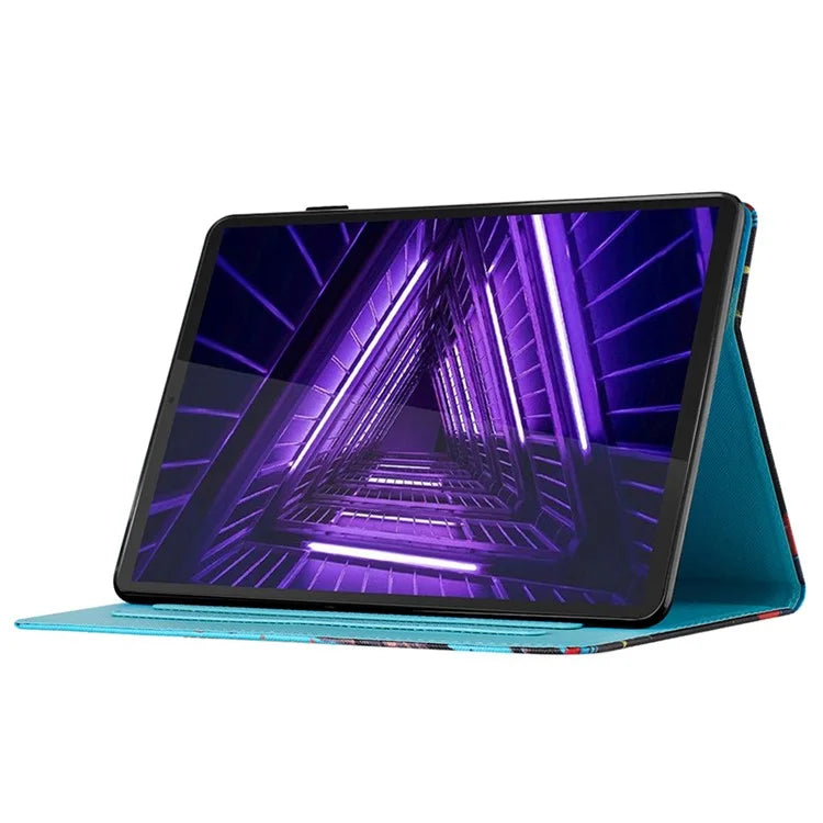 For Lenovo Tab M10 HD Gen 2 X306X Case Pattern Printing PU Leather Tablet Protective Cover