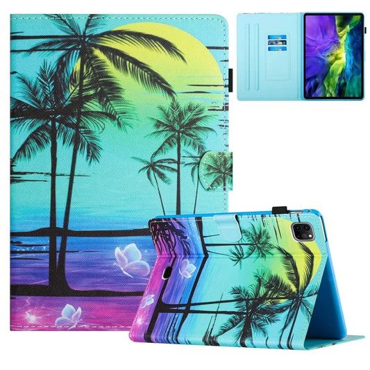 For iPad Pro 11 (2021) / (2022) / (2020) / iPad Air (2020) / (2022) Case Pattern Printing Leather Tablet Cover