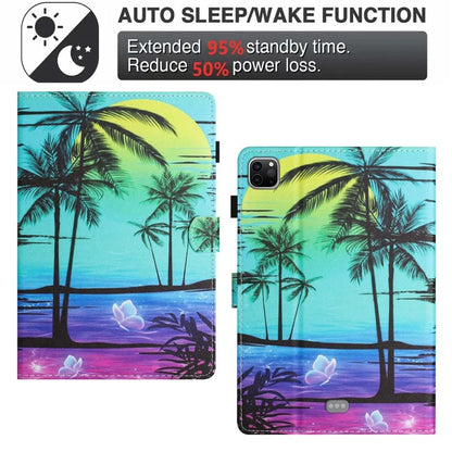 For iPad Pro 11 (2021) / (2022) / (2020) / iPad Air (2020) / (2022) Case Pattern Printing Leather Tablet Cover