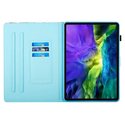 For iPad Pro 11 (2021) / (2022) / (2020) / iPad Air (2020) / (2022) Case Pattern Printing Leather Tablet Cover