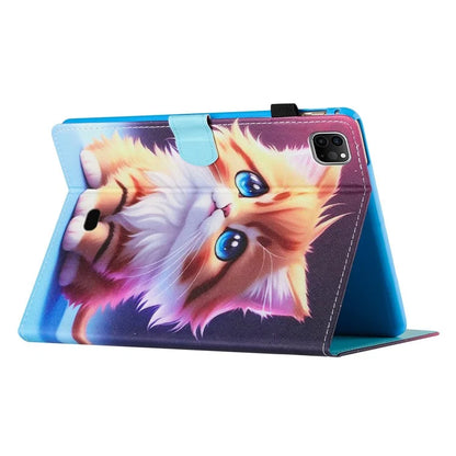 For iPad Pro 11 (2021) / (2022) / (2020) / iPad Air (2020) / (2022) Case Pattern Printing Leather Tablet Cover