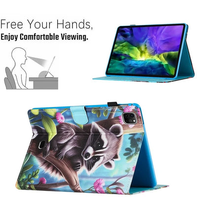 For iPad Pro 11 (2021) / (2022) / (2020) / iPad Air (2020) / (2022) Case Pattern Printing Leather Tablet Cover