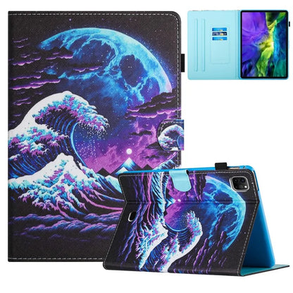 For iPad Pro 11 (2021) / (2022) / (2020) / iPad Air (2020) / (2022) Case Pattern Printing Leather Tablet Cover