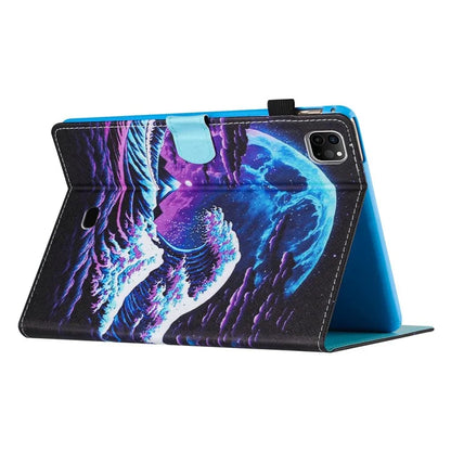 For iPad Pro 11 (2021) / (2022) / (2020) / iPad Air (2020) / (2022) Case Pattern Printing Leather Tablet Cover