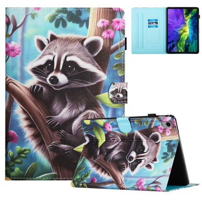 For iPad 10.9 (2022) Case PU Leather Card Holder Pattern Printed Tablet Cover