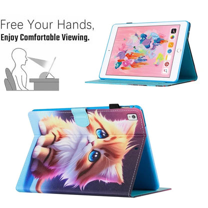 For iPad 10.2 (2019) / (2020) / iPad Air 10.5 inch (2019) / Pro 10.5-inch (2017) Case Leather Tablet Stand Cover