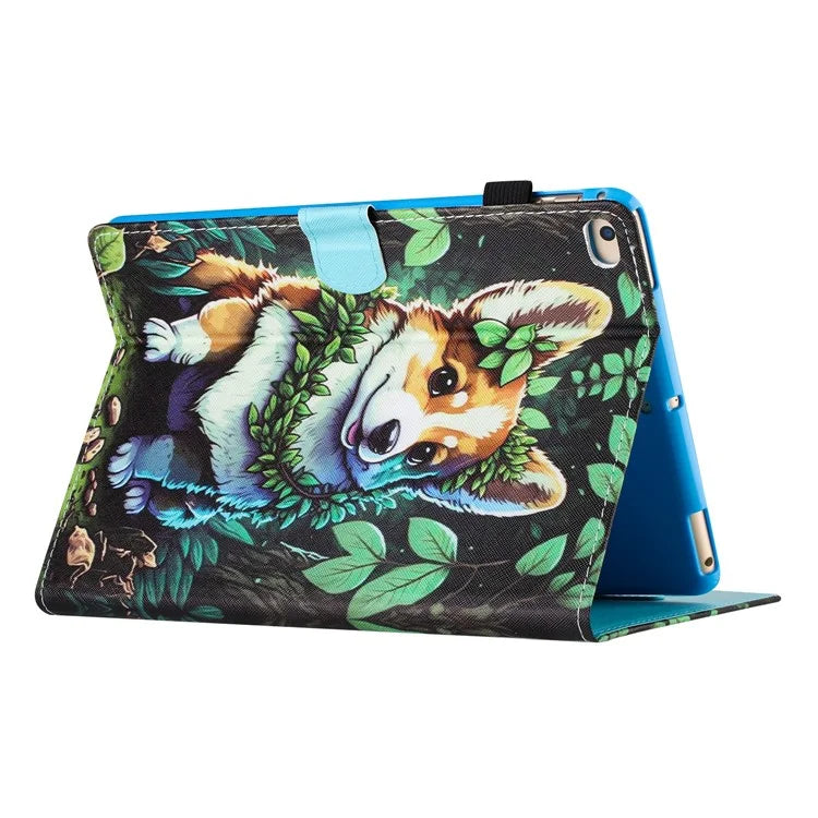 For iPad Air (2013) / Air 2 / iPad 9.7-inch (2017)(2018) Case Pattern Printed Leather Stand Tablet Cover