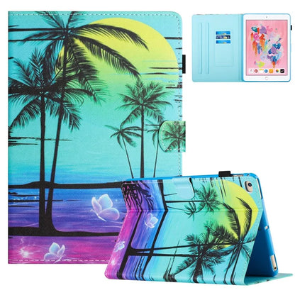 For iPad Air (2013) / Air 2 / iPad 9.7-inch (2017)(2018) Case Pattern Printed Leather Stand Tablet Cover