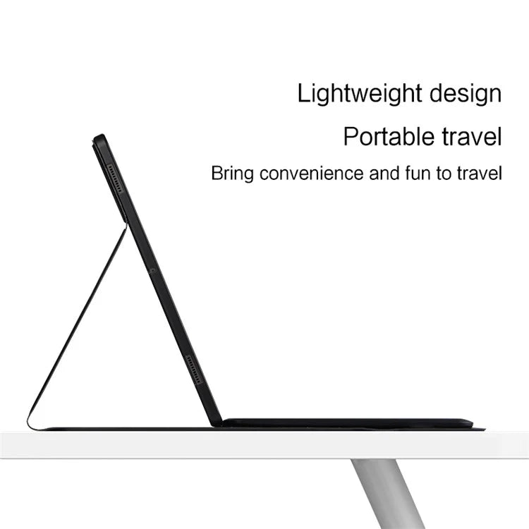 For Samsung Galaxy Tab S9 Ultra Case Leather Pen Slot Tablet Cover + Backlit BT Keyboard with Touchpad