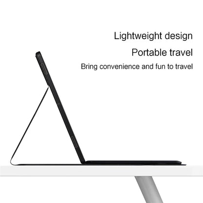 For Samsung Galaxy Tab S9 Ultra Case PU Leather Pen Slot Tablet Cover + Bluetooth Keyboard with Touchpad