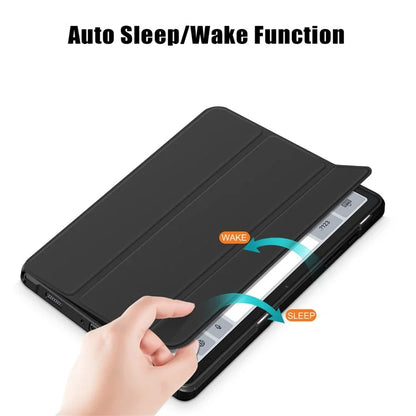 For Samsung Galaxy Tab A9+ x210 x216 Case Leather+TPU+Acrylic Tri-fold Stand Cover