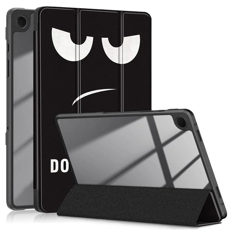 For Samsung Galaxy Tab A9+ x210 x216 Case Tri-fold Stand Pattern Printing Tablet Cover