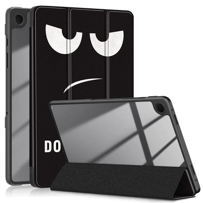 For Samsung Galaxy Tab A9+ x210 x216 Case Tri-fold Stand Pattern Printing Tablet Cover