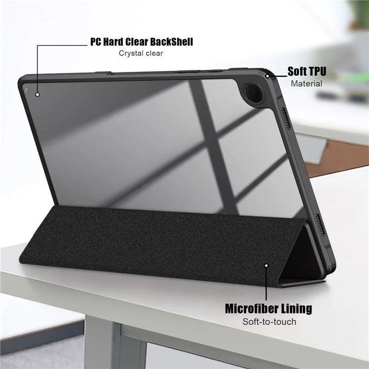 For Samsung Galaxy Tab A9+ x210 x216 Case Tri-fold Stand Pattern Printing Tablet Cover